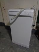 A Beko slimline dishwasher