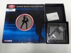 A Corgi James Bond collection film canister eight piece die-cast set (boxed) together with a