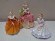 Three Royal Doulton figures; Cissie HN 1809,