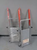 Two folding Beldray Jobezer platforms