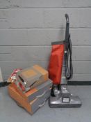A vintage Kirby turbo vacuum and quantity of accessories