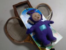 A box containing late 20th century children's annuals,