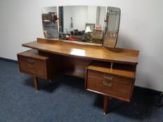 A mid twentieth century teak G Plan dressing table
