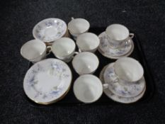 A tray of a 28 piece Colclough china tea service.