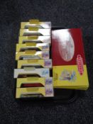 A tray containing nine boxed Lledo 'Days Gone' trackside die cast vehicles,