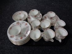 A 40 piece antique Adams Adderles tea service.