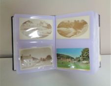 An album containing antique and later postcards, Scarborough, Whitby, Yorkshire etc.