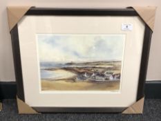 After Tom MacDonald : Newton by the Sea, reproduction in colours, signed in pencil, 21 cm by 30 cm,