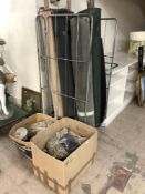 Approximately eight rolls of upholstery material (for vehicle interiors),