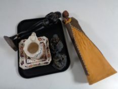 A tray containing Mason's Kensington shallow dish and jug,