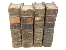 Four eighteenth century volumes - Opera Omnia, Publii Ovidii Nasonis, with frontis pieces,