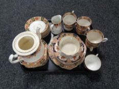 A tray of antique Phoenix and other tea china, approx.