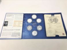 A Battle of Britain 80th Anniversary folder of coins (one missing)