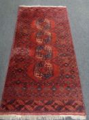 A Bokhara rug, Afghanistan,