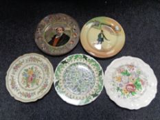Five Royal Doulton cabinet plates,