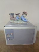 A boxed Lladro figure 5451 'Study Buddies'