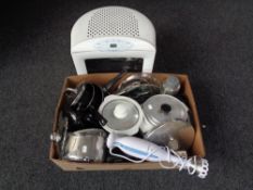 A Whirlpool Maxio microwave,