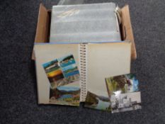 Five albums of twentieth century postcards