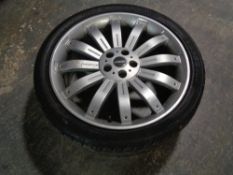 A pair of Overfinch bespoke vehicles alloy wheels with Landsale tyres