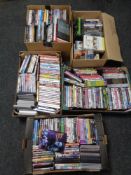 Five boxes of DVD's and box sets