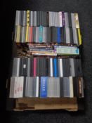 Two boxes of assorted DVD's and DVD box sets