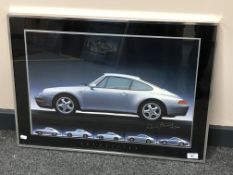 After René Staud, A limited edition Porsche print, signed and numbered 195/500,