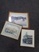 A David Henshaw signed limited edition print, Durham,