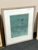 Continental School : A limited edition colour print, indistinctly signed, numbered 243/500,