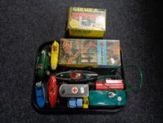 A tray of boxed Corgi 1127 fire engine,