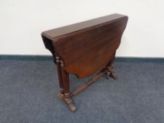 A mahogany Sutherland table.