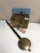 An Empire chain-driven single fusee clock movement with pendulum