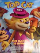 Nine rolled film posters to include Bridget Jones' Diary, Deep Water Horizon, Top Cat etc.