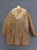 A gent's sheepskin coat