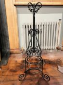 An iron flower stand,