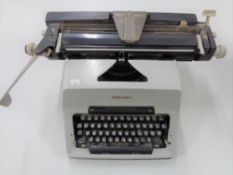 A vintage Olympia typewriter