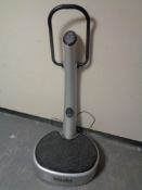 A vibration plate