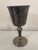 A silver chalice, Birmingham 1974, 169.1g.