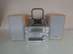 A Panasonic Mash Micro Hi-Fi system.