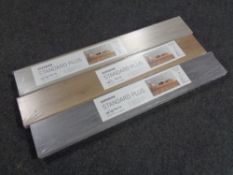 Twelve packs of Swiss Chrono Superior laminate flooring (nine full packs and assorted colours)