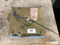 An Empire chain-driven single fusee clock movement with pendulum