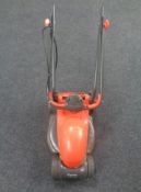 A Flymo Speedi-Mo electric lawn mower, no lead.