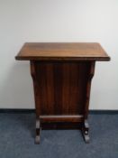 An early twentieth century pitch pine lecturn