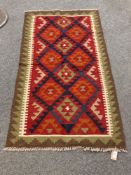 A Maimana kilim 134 cm x 80 cm