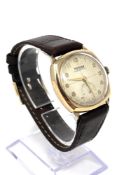 A gent's 9ct gold Rotary SuperSports manual wind wristwatch