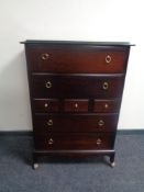 A Stag Minstrel seven drawer chest