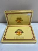 Two boxes of Alvaro cigars (50), sealed.