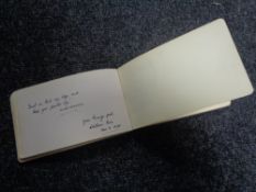 An early 20th century autograph album, Wigan Rugby League, Harry Lauder etc.