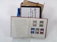 Three albums of stamps - GB Commemoratives, mint gutter pairs 1924 - 1982.