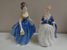 Two Royal Doulton figures,
