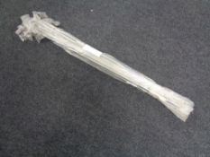 10 stainless steel kitchen cabinet door handles (new), 100 cm.